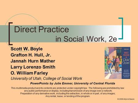 Direct Practice in Social Work, 2e