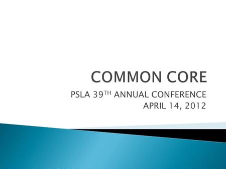 PSLA 39 TH ANNUAL CONFERENCE APRIL 14, 2012. Carolyn Van Etten Beth Sahd Vickie Saltzer – LibGuide Developer.