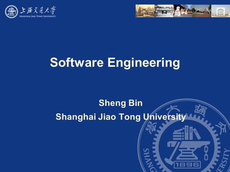 Sheng Bin Shanghai Jiao Tong University