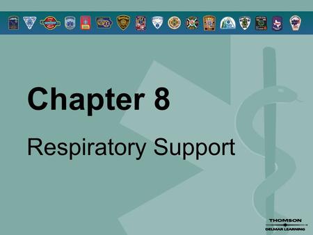 Chapter 8 Respiratory Support. © 2005 by Thomson Delmar Learning,a part of The Thomson Corporation. All Rights Reserved 2 Overview  Breathing  Assessment.