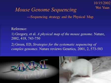 Mouse Genome Sequencing