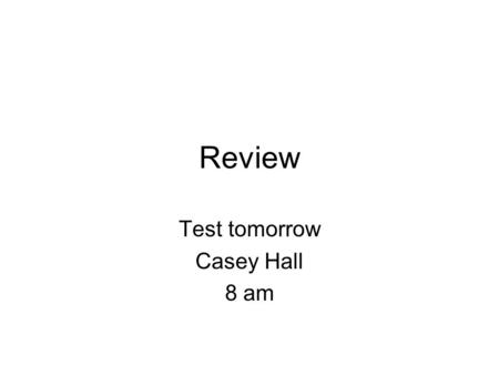 Review Test tomorrow Casey Hall 8 am. Rhetorical Devices Alliteration Allusion Analogy Antithesis Apostrophe Hyperbole metaphor.