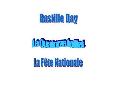 What’s the history of Bastille Day? The Fête Nationale on 14 th July is the day on which French people remember and celebrate the overthrow of the tyrant.