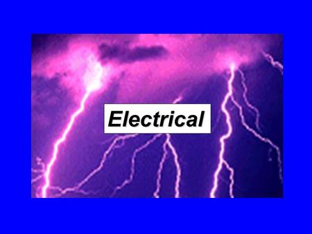 Electrical This presentation is designed to assist trainers conducting OSHA 10-hour General Industry outreach training for workers. Since workers are.