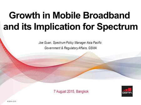 Growth in Mobile Broadband and its Implication for Spectrum