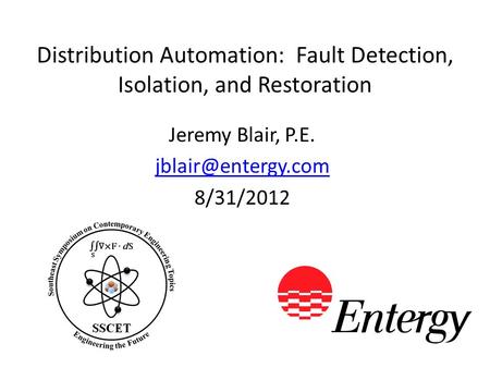 Distribution Automation: Fault Detection, Isolation, and Restoration