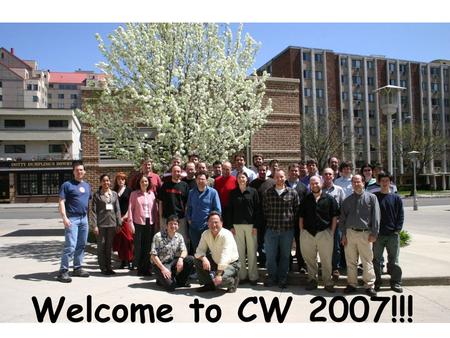 Www.cs.wisc.edu/~miron Welcome to CW 2007!!!. www.cs.wisc.edu/~miron The Condor Project (Established ‘85) Distributed Computing research performed by.