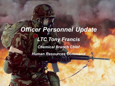 Officer Personnel Update Human Resources Command