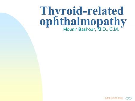 Thyroid-related ophthalmopathy