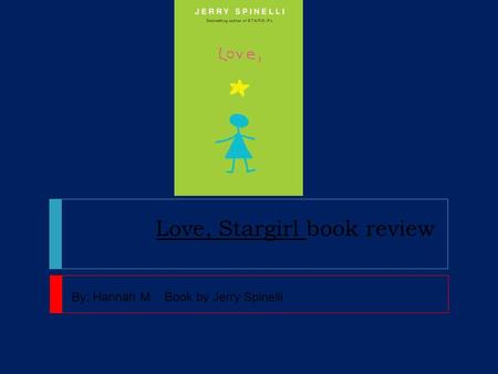 Love, Stargirl book review