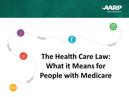 The Health Care Law: What it Means for People with Medicare.