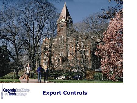 Export Controls: General Overview