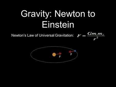 Gravity: Newton to Einstein