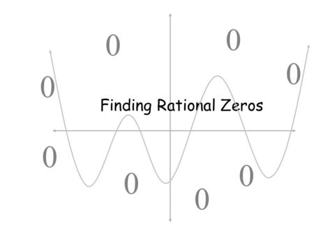 Finding Rational Zeros.