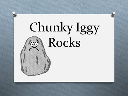 Chunky Iggy Rocks. All igneous rocks are formed from liquid rock known as __________? O Magma.