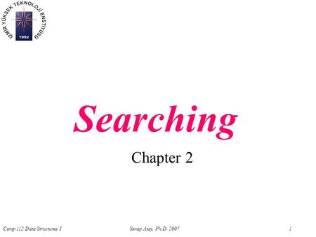 Searching Chapter 2.