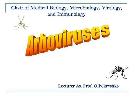 Chair of Medical Biology, Microbiology, Virology, and Immunology