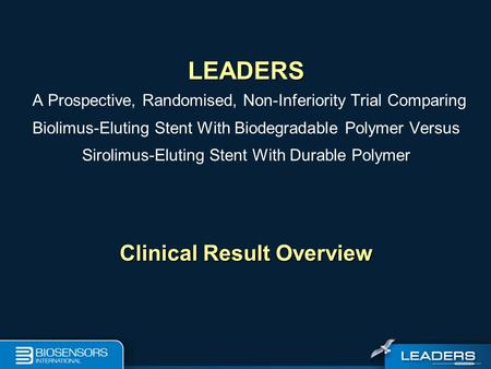 Clinical Result Overview