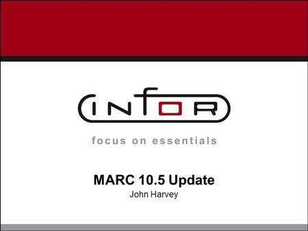MARC 10.5 Update John Harvey. MARC 10.5 Changes  Backup Scripts restructured  Added a script to generate scripts outside of MARC  Generate Scripts.