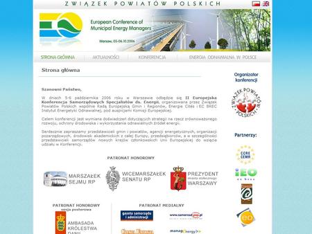 Second European Conference of Municipal Energy Managers Page: 1.