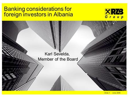 Banking considerations for foreign investors in Albania