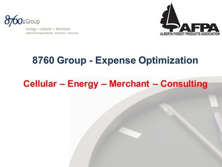 8760 Group - Expense Optimization Cellular – Energy – Merchant – Consulting.