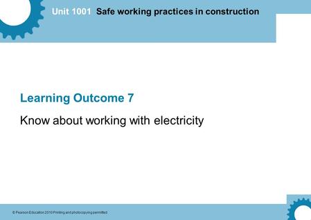 Know about working with electricity
