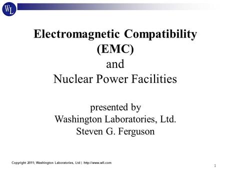 Electromagnetic Compatibility (EMC) and
