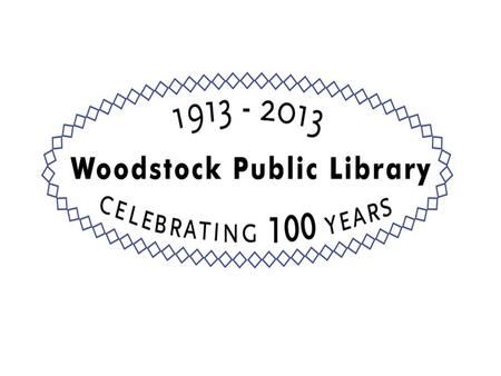 Woodstock Public Library District 2014 Budget Presentation.