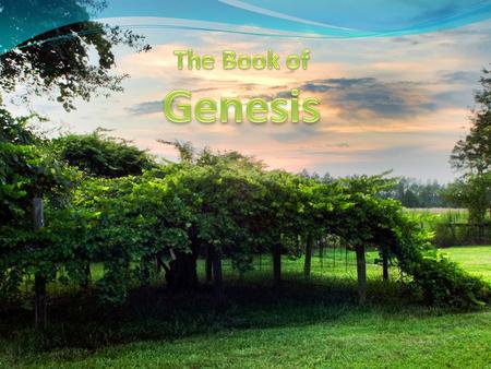 Title? Title ‘Genesis’ comes from Septuagint Literally means ‘Generations’ Genesis focuses on God and God’s people Regaining their trust.