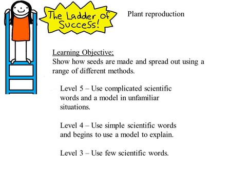 Plant reproduction Learning Objective;