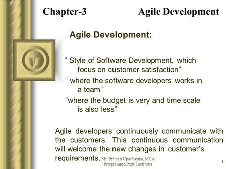 Chapter-3 Agile Development