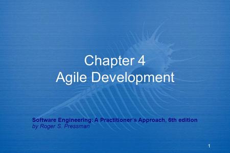 Chapter 4 Agile Development