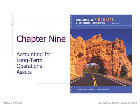 The McGraw-Hill Companies, Inc. 2006McGraw-Hill/Irwin Chapter Nine Accounting for Long-Term Operational Assets.