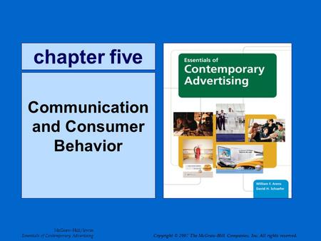 Communication and Consumer Behavior