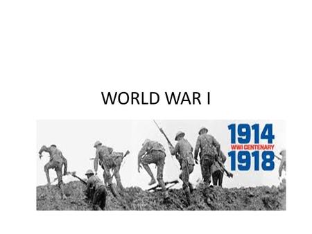 WORLD WAR I. ESSENTIAL QUESTION Why did Europe seem ready for a large war?