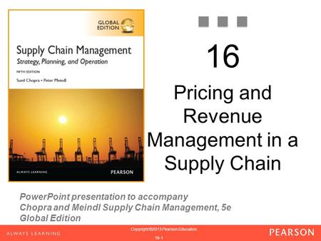 Pricing and Revenue Management in a Supply Chain
