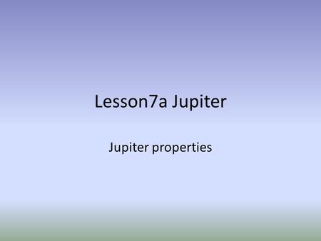 Lesson7a Jupiter Jupiter properties. On Earth the rotation is so rapid that the Hadley cell turns east before it reaches the North pole.
