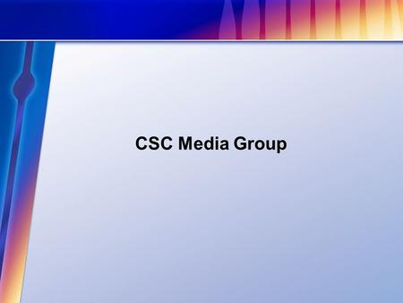 CSC Media Group. VSS is conducting a competitive sale process for 100% of the business SPT is one of the selected parties to move forward in the due diligence.
