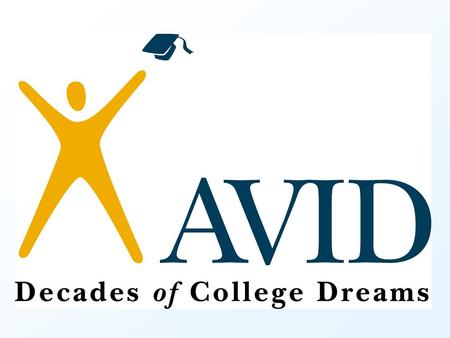 The Mission of AVID swill succeed in the most rigorous curriculum, swill enter mainstream activities of the school, swill increase their enrollment in.