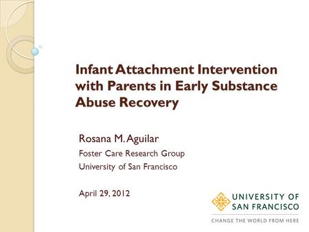Rosana M. Aguilar Foster Care Research Group