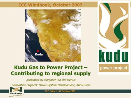 Kudu Gas to Power Project – Contributing to regional supply