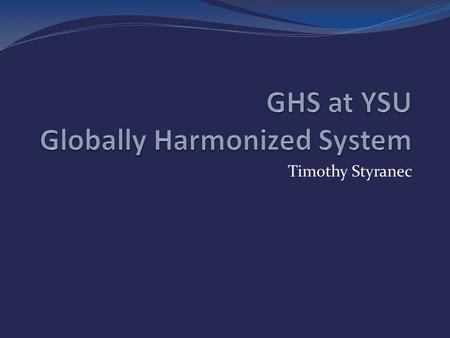Timothy Styranec. Agenda Hazard Communication Standard (Haz Com) Labeling requirements Safety Data Sheets (SDS) format – 16 sections.