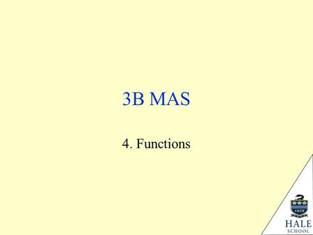 3B MAS 4. Functions. Limit of a Function Graphically the limiting value of a function f(x) as x gets closer and closer to a certain value (say 'a') is.