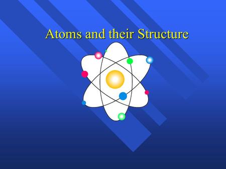 Atoms and their Structure History of the Atom n Original idea Ancient Greece (400 B.C..) n Democritus* and Leucippus: Greek philosophers.