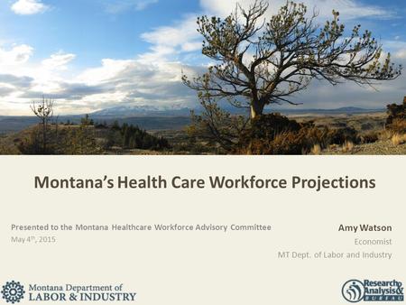Montana’s Health Care Workforce Projections