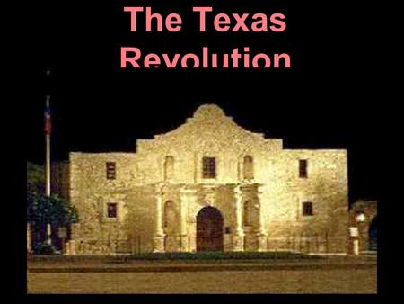 The Texas Revolution. Westward Movement American settlers poured westward from the coastal states into the Midwest, Southwest, and Texas. These settlers.