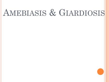 A MEBIASIS & G IARDIOSIS. A MEBIASIS A MEBIAS P ATHOGENS Intestinals Entamoeba histolytica Tisulares (Amebas of Libra) Acanthamoeba Naegleria.