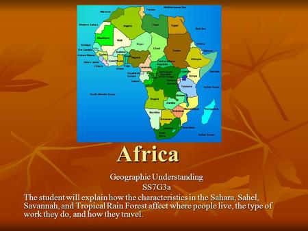 Geographic Understanding