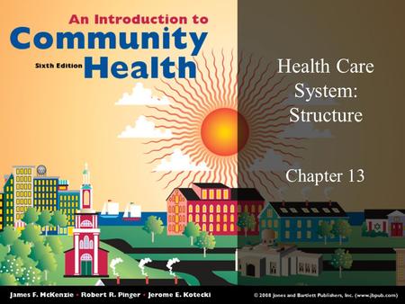 Health Care System: Structure Chapter 13. Introduction Health care delivery in U.S. is different than all other developed countries Other developed countries.